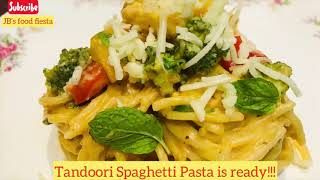 Tandoori Spaghetti Pasta  Desi Style [upl. by Curley688]