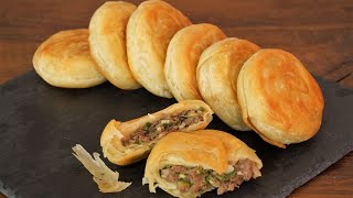 How to Make Chinese Beef Puff Pastry Pies  The technique for getting the puff pastry is very easy [upl. by Alexandra]