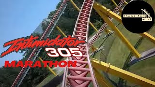 Intimidator 305 Marathon  Kings Dominion 4K HD POV  MayJune 2023 [upl. by Anneg]