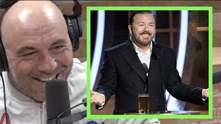 Joe Rogan on Ricky Gervais Golden Globes Monologue [upl. by Ari138]