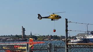 Aerial Firefighting  MNRFs EC  130 Helicopter at Bushplane Days 2017 [upl. by Hourihan]