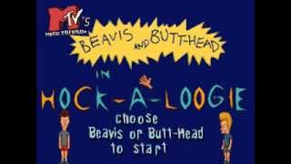 Beavis and Butthead Virtual Stupidity  Hock A Loogie Music [upl. by Arihaz989]