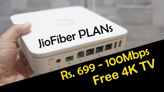 Jio fiber Prepaid Plans starts from Rs 699 How to get free 4K TV Which plan to go with [upl. by Marcoux]