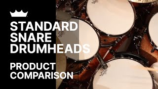 Standard Snare Drumheads Comparison  Remo [upl. by Peyter]