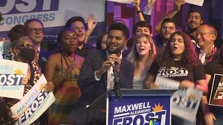 Democrat Maxwell Frost wins US House District 10 race [upl. by Eilegna]