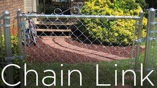 HOW TO INSTALL CHAIN LINK FENCE PART 1 [upl. by Selwyn]