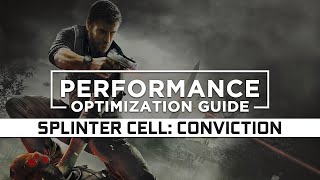 Tom Clancys Splinter Cell Conviction  How to ReduceFix Lag and Boost amp Improve Performance [upl. by Chic]