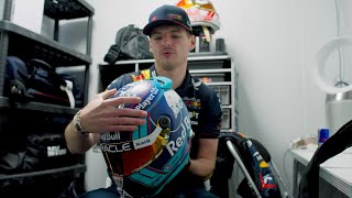 Max Verstappen reveals his special Miami GP 2023 helmet [upl. by Banyaz788]