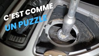 Réviser la TRINGLERIE du levier de vitesse sur BMW E91 [upl. by Lisab]