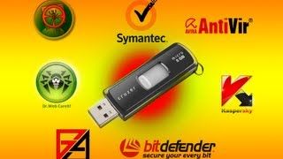 AIO Multi Antivirus Rescue USB Flash Drive by Britec [upl. by Stargell]