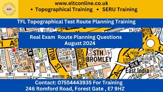 REAL Exam Route Planning Questions EXPOSED  TFL Topographical Training  Topographical Test 2024 [upl. by Lectra513]