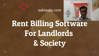 Rent Billing Software Rent Tracker Software Tenant Rent billing Software Housing Society Software [upl. by Dorena]