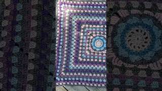 Tawas Mandala Granny Square Sweater progress [upl. by Blank]