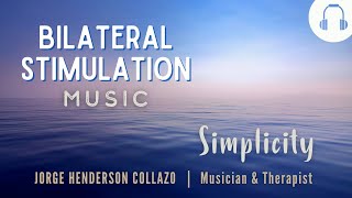 Bilateral Stimulation Music  EMDR  🎧 Listen with headphones  Simplicity [upl. by Odnuges]