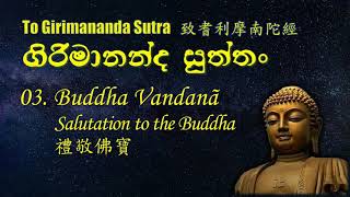 03 Buddha Vandanã  Salutation to the Buddha  禮敬佛寶 [upl. by Nivalc]