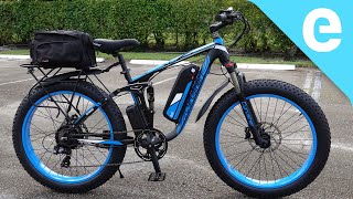 Cyrusher XF800 1500W Full Suspension Fat Tire Ebike Review [upl. by Sibbie575]