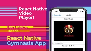 Create React native video Player  React Native Video Player [upl. by Elita]