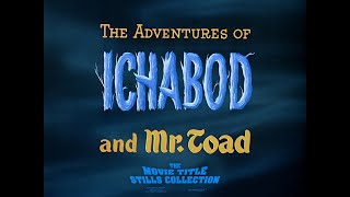 The Adventures of Ichabod and Mr Toad 1949 title sequence [upl. by Nonnaer]