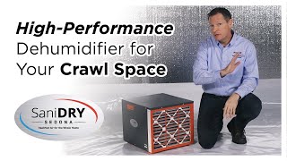 Crawl Space Dehumidifier with Builtin pump [upl. by Ecnav]