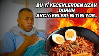 AKCİĞERE ZARAR VEREN YİYECEKLER [upl. by Pelagias]