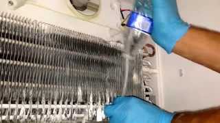 Clear Fridge Drain Using a Water Bottle [upl. by Garfield267]