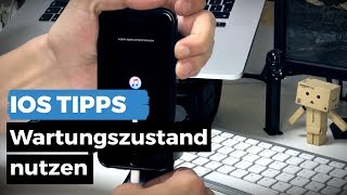 iPhone Restore Mode Wartungszustand nutzen [upl. by Carny414]