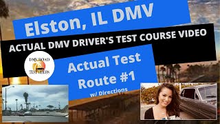 ACTUAL TEST ROUTE  Chicago North Elston IL DMV Behind the Wheel Drivers Training Adult Education [upl. by Aneis230]