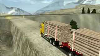 18 Wheels of Steel Haulin  Volvo timber truck  trailer 3 [upl. by Nagoh911]