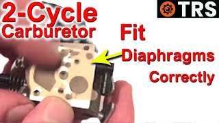 Chainsaw Carburetor Diaphragm amp Gasket CORRECT WAY TO FIT by Craig Kirkman [upl. by Winston849]