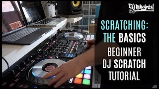 How To Scratch  Beginner DJ Scratch Tutorial [upl. by Yoshio]