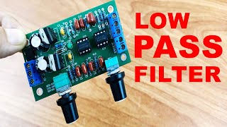 Low Pass Filter  Review  Dual NE5532 IC [upl. by Drofniw836]