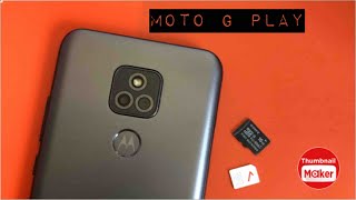 Motorola Moto G Play How to insert and remove Sim  Sd Card [upl. by Sigrid]