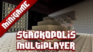 Minecraft Mini Game Stackopolis Multiplayer [upl. by Atineg874]