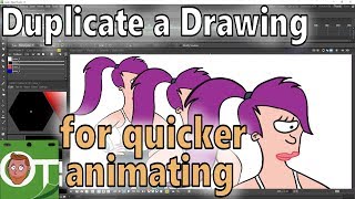 Using the Duplicate Drawing Key  OpenToonz Quick Tip [upl. by Hajan]