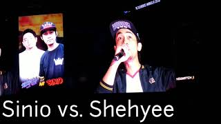 Globe Conquerors Manila 2018  Sinio Vs Shehyee FlipTop [upl. by Sseb]