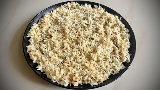 Italian herb rice  Leftover Rice Recipes  Instant rice recipe  Garlic Herbed Rice Indian Style [upl. by Troy]