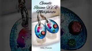 💫Fai da Te Gioielli Trasforma i Tuoi Sogni con Resina UV e Fiori  Tutorial resinart earrings [upl. by Drofyar]