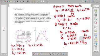 Thermodynamics  IDEAL REHEAT RANKINE CYCLE [upl. by Teddman648]