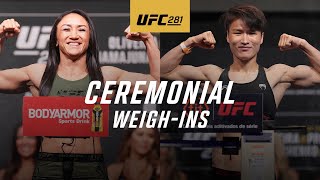 UFC 281 Ceremonial WeighIn [upl. by Alidia843]