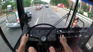 POV Bus Drive 2001 Gillig Phantom in Service [upl. by Eidualc]