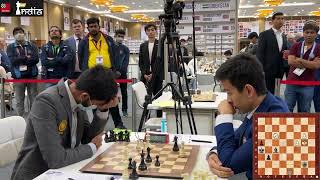 Gukesh D vs Nodirbek Abdusattorov Final Moments Olympiad 2022 [upl. by Valleau515]