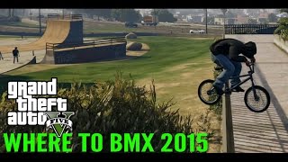 GTA 5 BMX  Where To BMX Spot Locations 2015 [upl. by Pandora]