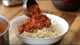 Sauce à Spaghetti Végé I La Cuisine de JeanPhilippe [upl. by Shurlock]