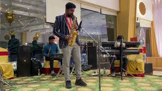 Snehithuda shaki arrahman liveband saxophone saxo [upl. by Jaynell]