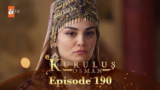 Kurulus Osman Urdu  Season 5 Episode 190 [upl. by Bear]