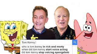 SpongeBobs Tom Kenny amp Bill Fagerbakke Answer the Webs Most Searched Questions  WIRED [upl. by Irwinn38]