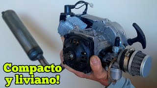 Motor 49cc para BICIMOTO O GO KART  Review completa [upl. by Laith699]