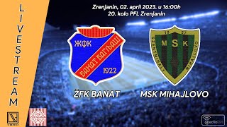 ŽFK BANAT BAGLJAŠ Zrenjanin  MSK Mihajlovo Full match Livestream 02042023 [upl. by Anahc]