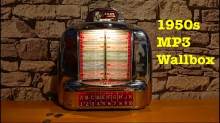 The Repurposed Jukebox Wallbox MP3 player [upl. by Ateloj342]