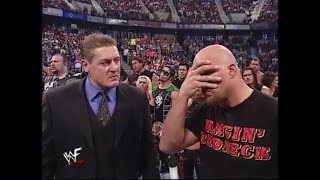 Stone Cold Steve Austin Interrupted By The New Commissioner Mick Foley 22 WWESmackdown 10112001 [upl. by Cecilius]